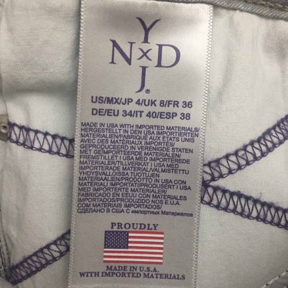 NYDJ Alina Ankle Jeans Grey Skinny Sz 4 - Picture 6 of 7